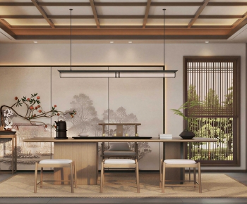 New Chinese Style Tea House-ID:448867087
