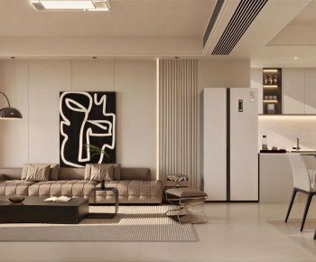 Modern A Living Room-ID:350570926