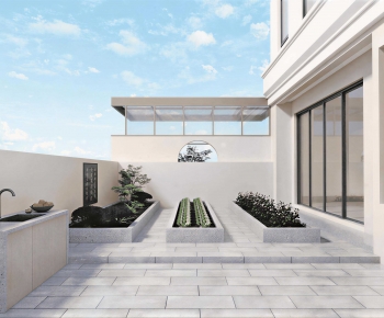 Modern Courtyard/landscape-ID:877033005