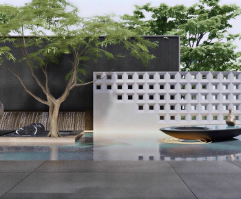 New Chinese Style Rockery Waterscape-ID:835916042