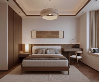 New Chinese Style Bedroom-ID:771023045