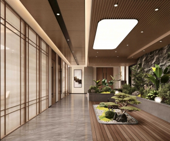 New Chinese Style Corridor-ID:476666936