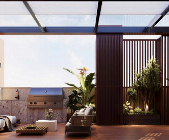 Modern Glass Sun Room-ID:376967916