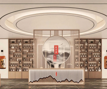New Chinese Style Exhibition Hall-ID:739231113