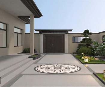 New Chinese Style Courtyard/landscape-ID:622648002