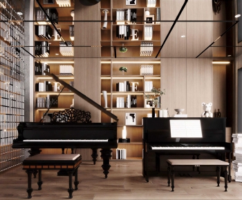 Modern Exhibition Hall-ID:630958089