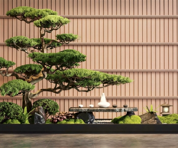 New Chinese Style Plant Landscaping-ID:300406934
