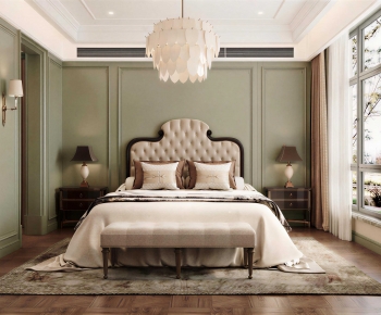 American Style Bedroom-ID:443539656