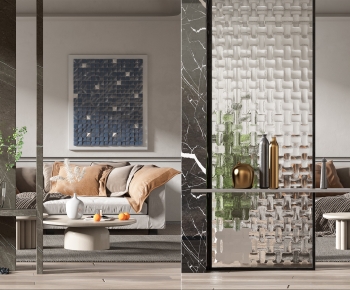 Modern Glass Screen Partition-ID:307183989
