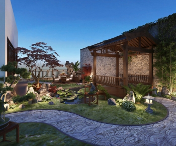 New Chinese Style Courtyard/landscape-ID:963390112