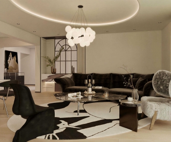 Modern A Living Room-ID:885880012