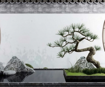 New Chinese Style Rockery Waterscape-ID:497363092