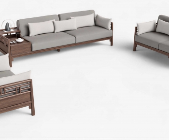 New Chinese Style Sofa Combination-ID:468322994