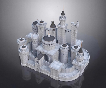 European Style Building Appearance-ID:582844971