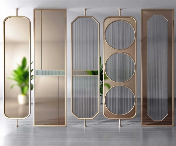 Modern Glass Screen Partition-ID:167714122