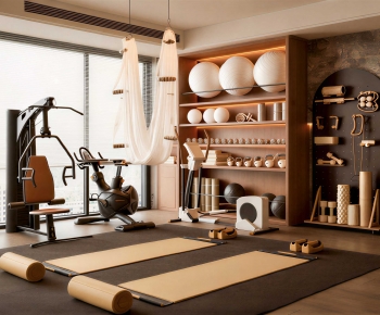 Modern Home Fitness Room-ID:865202908