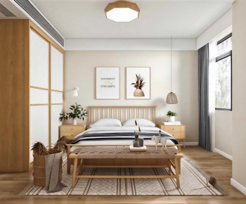 Japanese Style Bedroom-ID:441980447