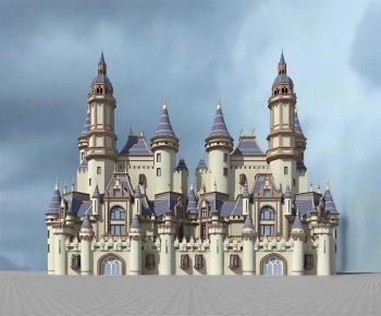 New Classical Style Appearance Of Commercial Building-ID:369424107