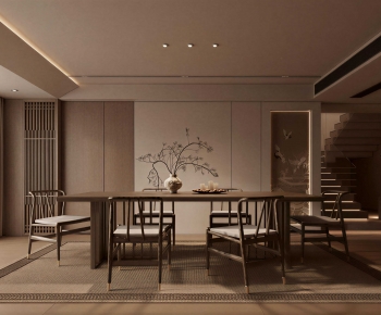 New Chinese Style Dining Room-ID:102695941