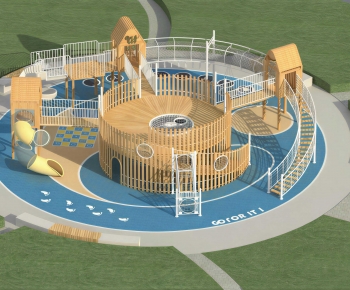 Modern Park Landscape-ID:141006955