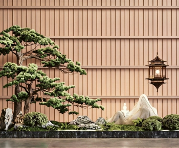 New Chinese Style Plant Landscaping-ID:849067937