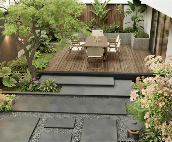 Modern Courtyard/landscape-ID:684979926