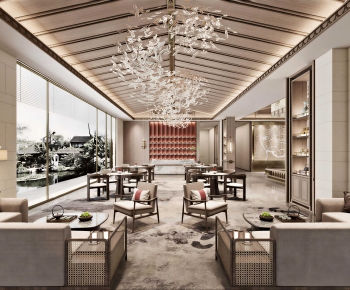 New Chinese Style Lobby Hall-ID:148060083