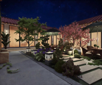 New Chinese Style Courtyard/landscape-ID:966689676