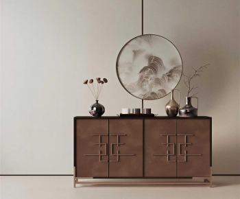 New Chinese Style Side Cabinet-ID:959707981