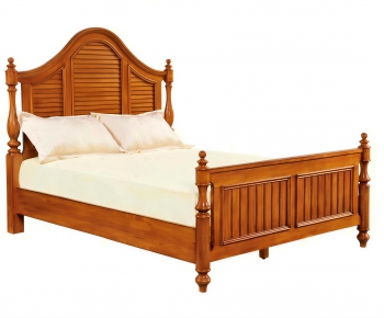 American Style Double Bed-ID:836920985