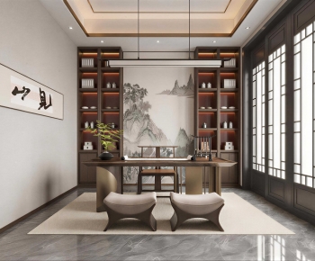 New Chinese Style Tea House-ID:570962918