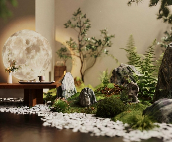 New Chinese Style Plant Landscaping-ID:790796047