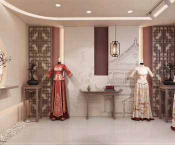 New Chinese Style Exhibition Hall-ID:957170965