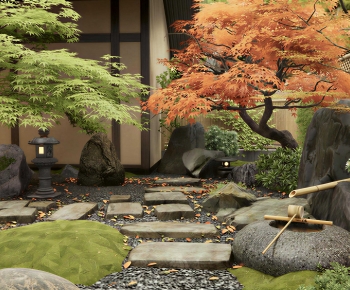 New Chinese Style Courtyard/landscape-ID:142529015