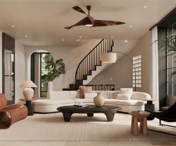 Modern A Living Room-ID:440104015