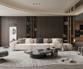 Modern A Living Room-ID:816349988
