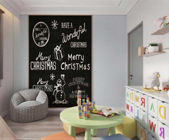 Modern Children's Room Activity Room-ID:736572981
