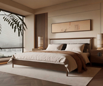 New Chinese Style Bedroom-ID:456469063