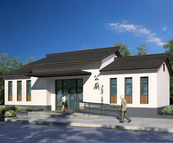 New Chinese Style Public Building-ID:317039015