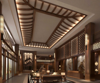 New Chinese Style Lobby Hall-ID:323360925
