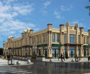 New Classical Style Commercial Street-ID:432256942