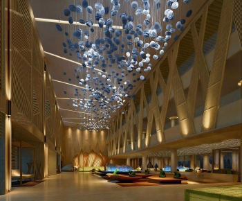 New Chinese Style Lobby Hall-ID:711916926