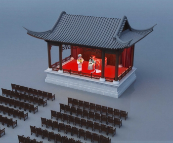 Chinese Style Ancient Architectural Buildings-ID:501252895
