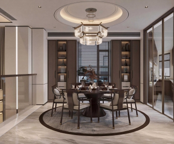 New Chinese Style Dining Room-ID:821619069