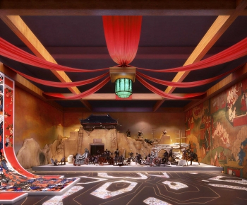 New Chinese Style Exhibition Hall-ID:334456923