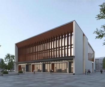 Modern Appearance Of Commercial Building-ID:580014948