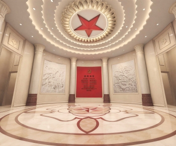 New Classical Style Exhibition Hall-ID:353899006