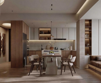 Modern Dining Room-ID:393512015