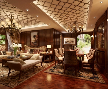 American Style A Living Room-ID:966766129