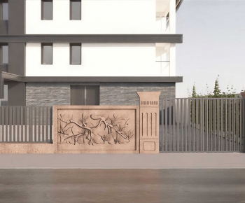 Modern Building Component-ID:346966037